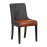 Bath Walnut Dining Chairs with Smoke Back & Tan Seat (6 Pack)