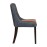 Bath Walnut Dining Chairs with Sea Back & Tan Seat (6 Pack)