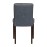 Bath Walnut Dining Chairs with Sea Back & Tan Seat (6 Pack)