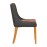 Bath Soft Oak Dining Chairs with Smoke Back & Tan Seat (6 Pack)