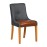 Bath Soft Oak Dining Chairs with Sea Back & Tan Seat (6 Pack)