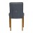 Bath Weathered Oak Dining Chairs with Sea Back & Tan Seat (6 Pack)