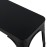 Bolero Bistro Metal Benches Black 1000mm (2 Pack)