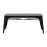Bolero Bistro Metal Benches Black 1000mm (2 Pack)