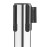 Bolero Polished Stainless Steel Black Strap Barriers 3m (2 Pack)