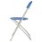 Bolero Folding Polypropylene Chairs Blue (10 Pack)