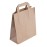 Fiesta Recyclable Flat Handle Brown Paper Bags Medium (250 Pack)