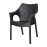 Bolero Elements Polypropylene Armchairs Black (4 Pack)