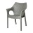 Bolero Elements Polypropylene Armchairs Olive Green (4 Pack)
