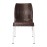 Bolero Elements Polypropylene Rattan Side Chairs Dark Brown (4 Pack)