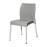 Bolero Elements Polypropylene Rattan Side Chairs Grey (4 Pack)