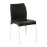 Bolero Elements Polypropylene Rattan Side Chairs Black (4 Pack)