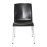 Bolero Elements Polypropylene Plain Side Chairs Black (4 Pack)