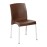 Bolero Elements Polypropylene Plain Side Chairs Dark Brown (4 Pack)