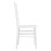Bolero Chiavari Polypropylene Chairs White (4 Pack)