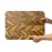 Vogue Chevron Effect Acacia Wood Chopping Board Large 560x405mm