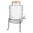 Olympia Geo Glass Clip-Top Drinks Dispenser with Wire Stand 8Ltr
