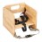 Bolero Booster Seat Natural Wood