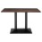 Bolero Indoor Dining Table Dark Wood 1200mm