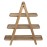 Olympia Acacia Wood 3-Tier Serving Trays with Display Stand