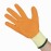 KeepSAFE GLO107 Latex Palm Gloves Orange 10 (10 Pack)