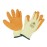KeepSAFE GLO107 Latex Palm Gloves Orange 10 (10 Pack)