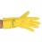 Ansell AlphaTec 87-190 Econohands Rubber Gloves Yellow L (12 Pack)