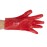 KeepSAFE PVC Coated Gauntlets Red 27cm Size 10 (12 Pack)