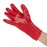 KeepSAFE PVC Coated Gauntlets Red 35cm Size 10 (12 Pack)