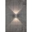 Nordlux Canto 2 Outdoor Wall Light Stainless Steel