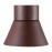 Nordlux Kyklop Cone Outdoor Wall Light Rust