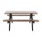 Bolero Acacia Rectangular Picnic Table Bench Set
