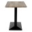 Bolero Loft Rectangle Dining Table with Wooden Top