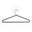 Commercial Hangers Heavy Duty Anti Slip Chrome Hangers (25 Pack)