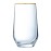 Cristal d'Arques Ultime Gold Band Hi Ball Glasses 400ml (8 Pack)