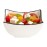 Arcoroc Appetizer Ludico Deep Square Bowls Black Line 90mm (24 Pack)