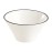 Arcoroc Appetizer Spiral Dishes Black Line 85mm (24 Pack)