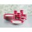 Arcoroc Brush Plates Cherry Red 252mm (12 Pack)