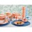 Arcoroc Brush Plates Orange 252mm (12 Pack)