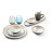 Amefa Médard De Noblat Shadow Aqua Mugs 300ml (6 Pack)