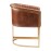 Nolan Leather Armchair Pecan Brown