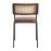 Savanna Leather Side Chair Pecan Brown