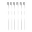 Kasai Hibachi Stainless Steel Skewers (6 Pack)