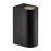 Nordlux Asbol Round Wall Light Black