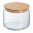 Luminarc Nova Jars with Bamboo Lids 500ml (6 Pack)