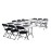 Bolero Rectangular Centre Folding Table 6ft White