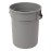 Jantex Heavy-Duty Round Bin Grey 120Ltr