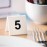 Beaumont Plastic Table Numbers 1-10