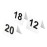 Beaumont Plastic Table Numbers 11-20