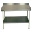 KWC DVS Stainless Steel Wall Table with Upstand 900x600mm